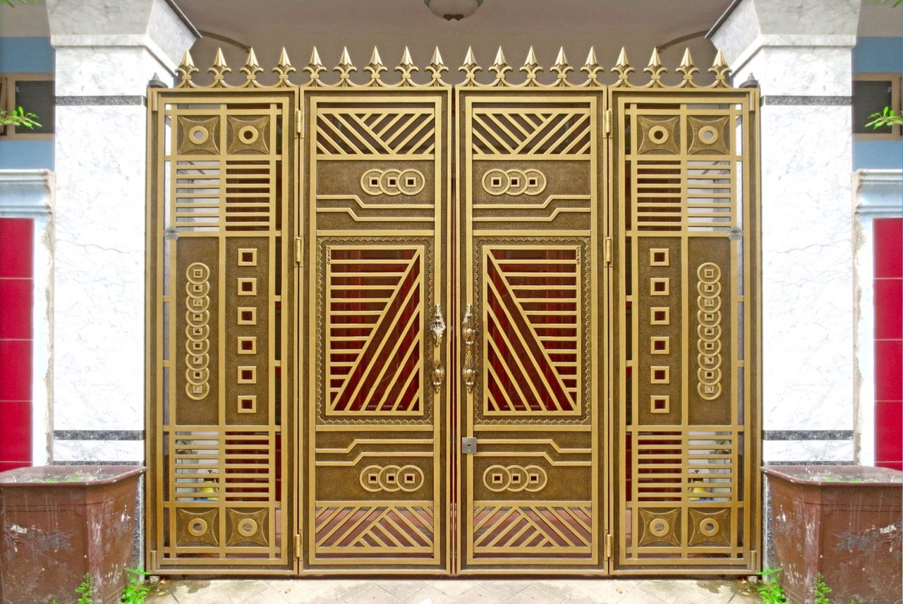 Cổng Nhôm Đúc 08