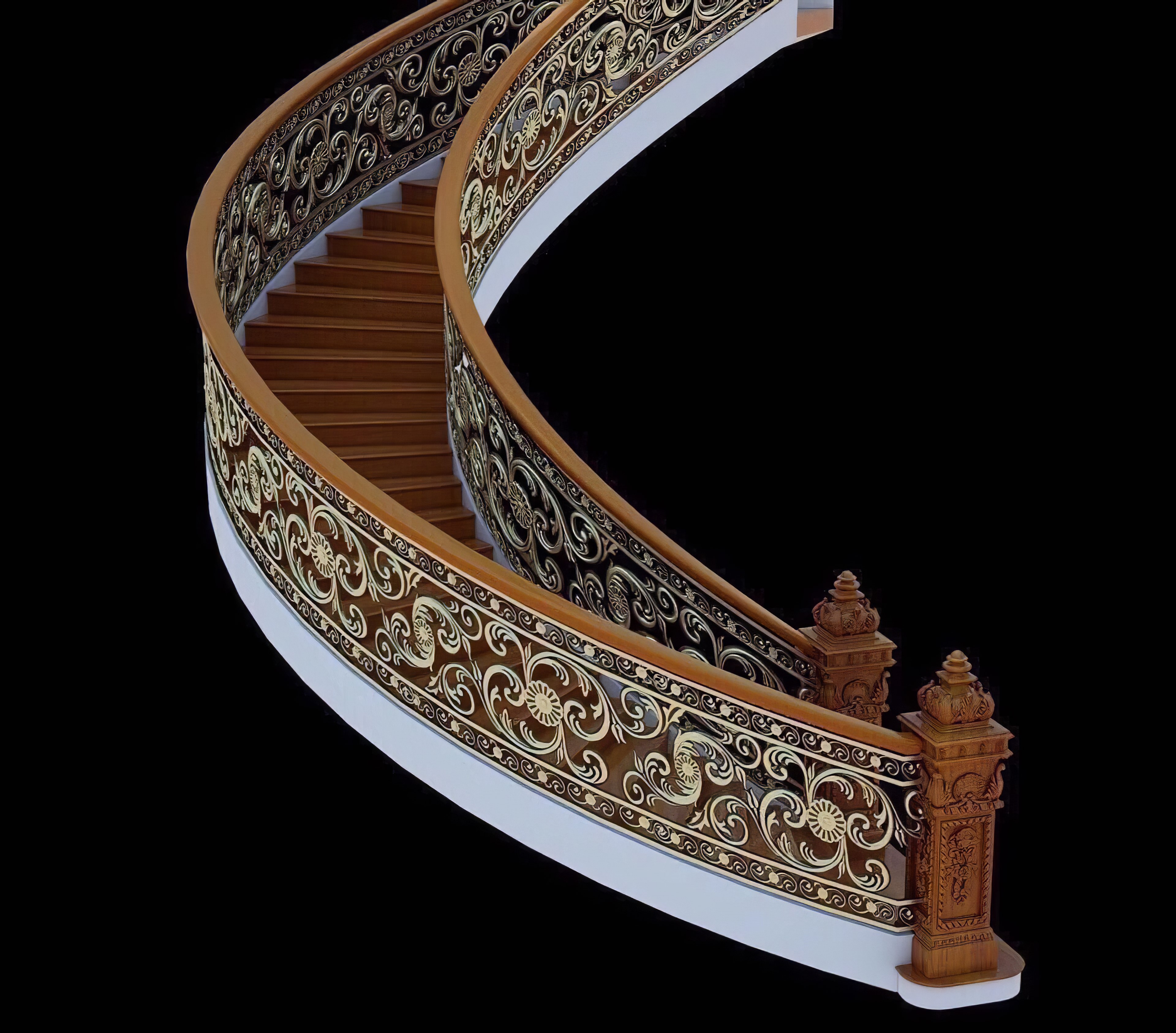cầu thang nhôm đúc 14